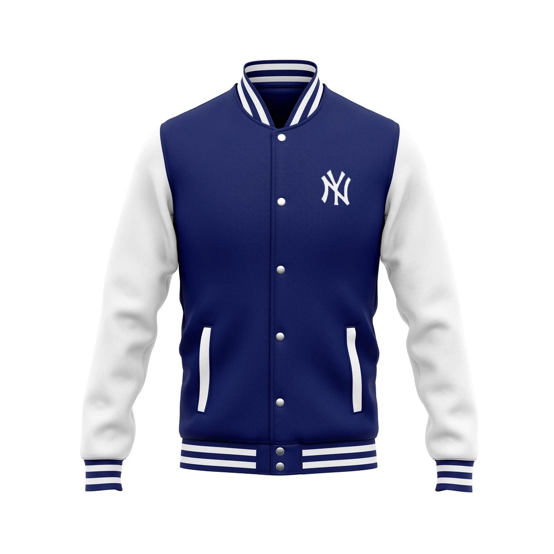 Maker of Jacket Men Jackets New York White Yankees Vintage 90s Satin