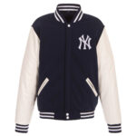 New York Yankees Navy White Varsity Letterman Jacket