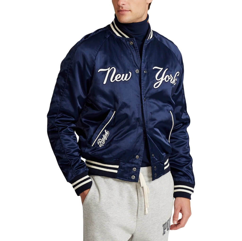Yankees New York Varsity Blue Wool Jacket