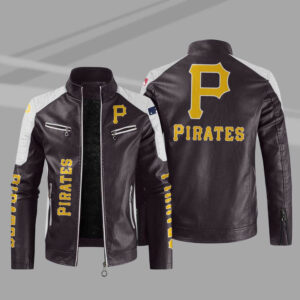 Men's Starter Black Pittsburgh Pirates The Captain II Full-Zip Varsity  Jacket