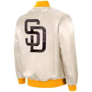 San Diego Padres Full-Zip Satin Jacket