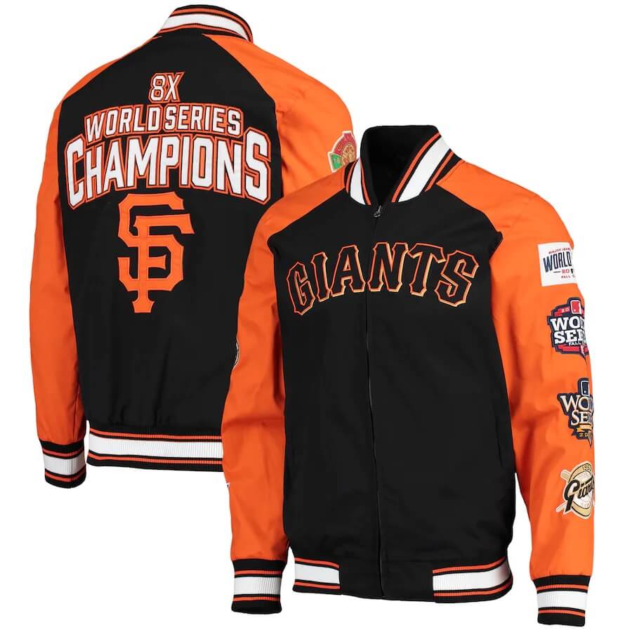 Maker of Jacket Sports Leagues Jackets MLB San Francisco Giants 8x World Series Champions