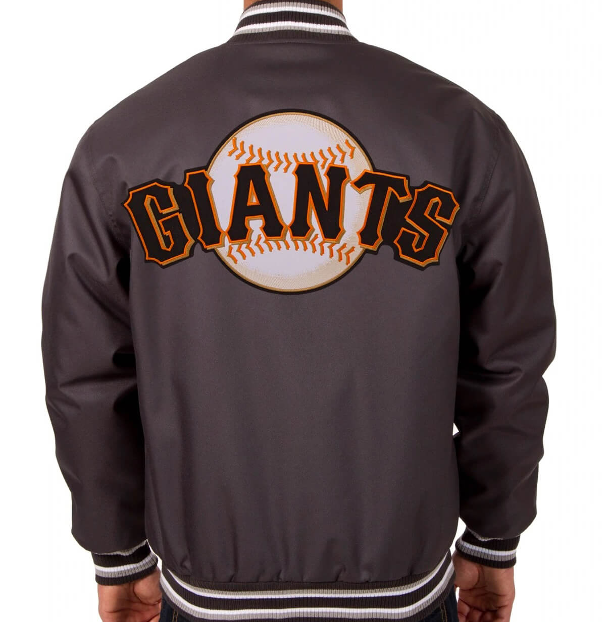 San Francisco Giants Brown Windbreaker Jacket - Maker of Jacket