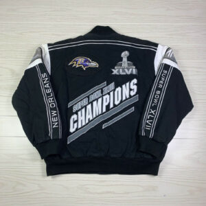 Baltimore Ravens Super Bowl Champions Bomber Jacket