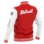 Detroit Tigers Red White Varsity MLB Baseball Jacket (1)