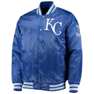 Kansas City Royals Blue MLB Satin Jacket