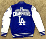 LOS ANGELES DODGERS 7 TIME WORLD SERIES CHAMPIONSHIP Hooded Jacket 3X 4X 5X