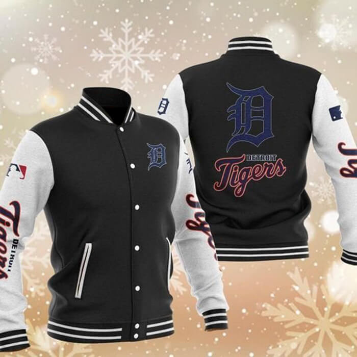 MLB Detroit Tigers Baseball Leather Jacket - Maker of Jacket