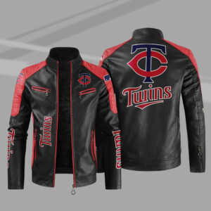 Maker of Jacket MLB Minnesota Twins Team Blue Delong Varsity