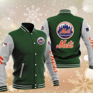 Maker of Jacket Sports Leagues Jackets MLB New York Mets Dominic Smith Satin