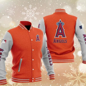 MLB California Angels Track Blue Jacket