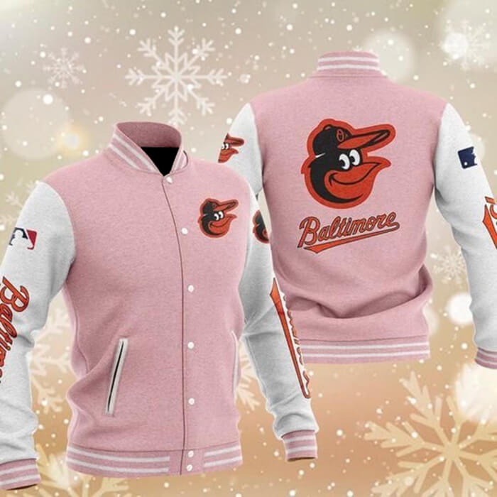 Baltimore Orioles Logo Varsity Bomber Jacket -GLJ