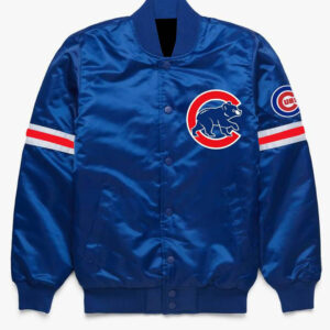 Chicago Cubs Starter Vintage Varsity Satin Full-Snap Jacket