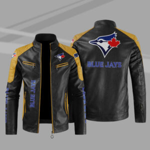 Toronto Blue Jays JH Design Classic Leather Team Jacket - Royal