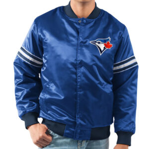 Men's Starter Royal 2022 MLB All-Star Game Locker Room Varsity Satin  Full-Snap Jacket