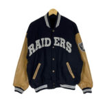 Vintage Black Las Vegas Raiders Varsity Jacket