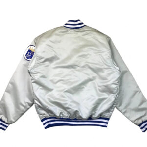 Vintage Kansas City Royals Silver MLB Satin Jacket