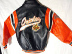 Vintage MLB Baltimore Orioles Baseball Leather Jacket