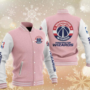 Pro Standard Women's Washington Wizards Denim Varsity Bomber Jacket