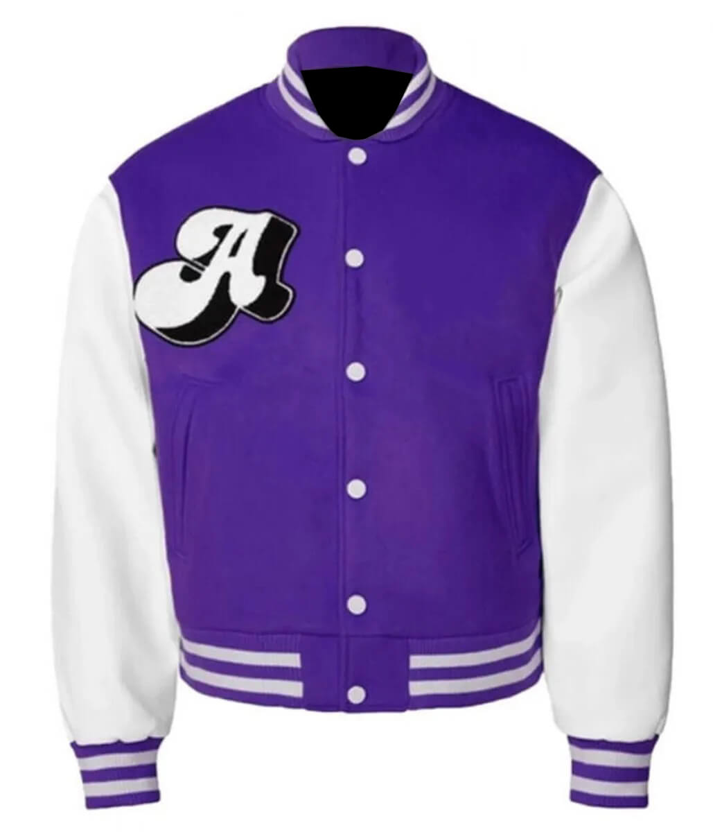 Varsity Crop Sweatshirt NY Yankees Lavender