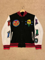 BBC Ice Cream Dropout Running Dogs Varsity Jacket - Maker of Jacket