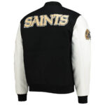 Maker of Jacket NFL New Orleans Saints Red Baseball Varsity