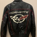 Corvette C5 Black Vintage Leather Jacket
