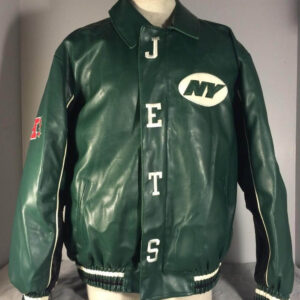 New York Jets Leather Jacket - William Jacket