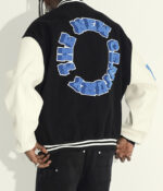 Harsh And Cruel Black Blue New Century Varsity Jacket