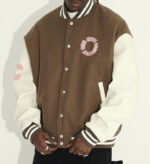 Harsh And Cruel Brown White New Century Varsity Jacket