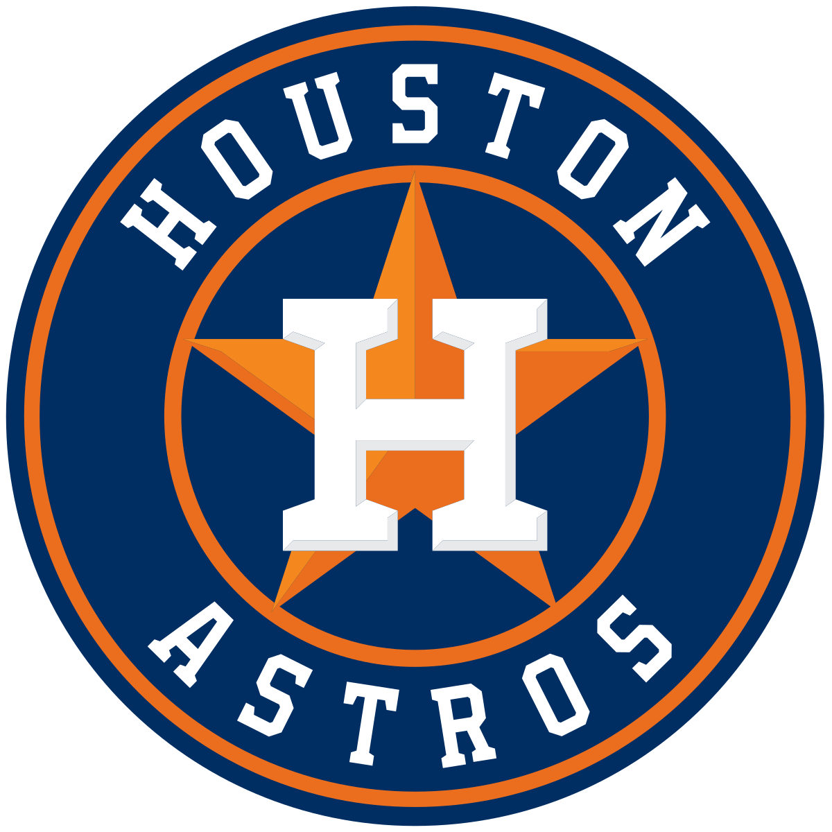 White Houston Astros Bomber Satin Jacket - Paragon Jackets
