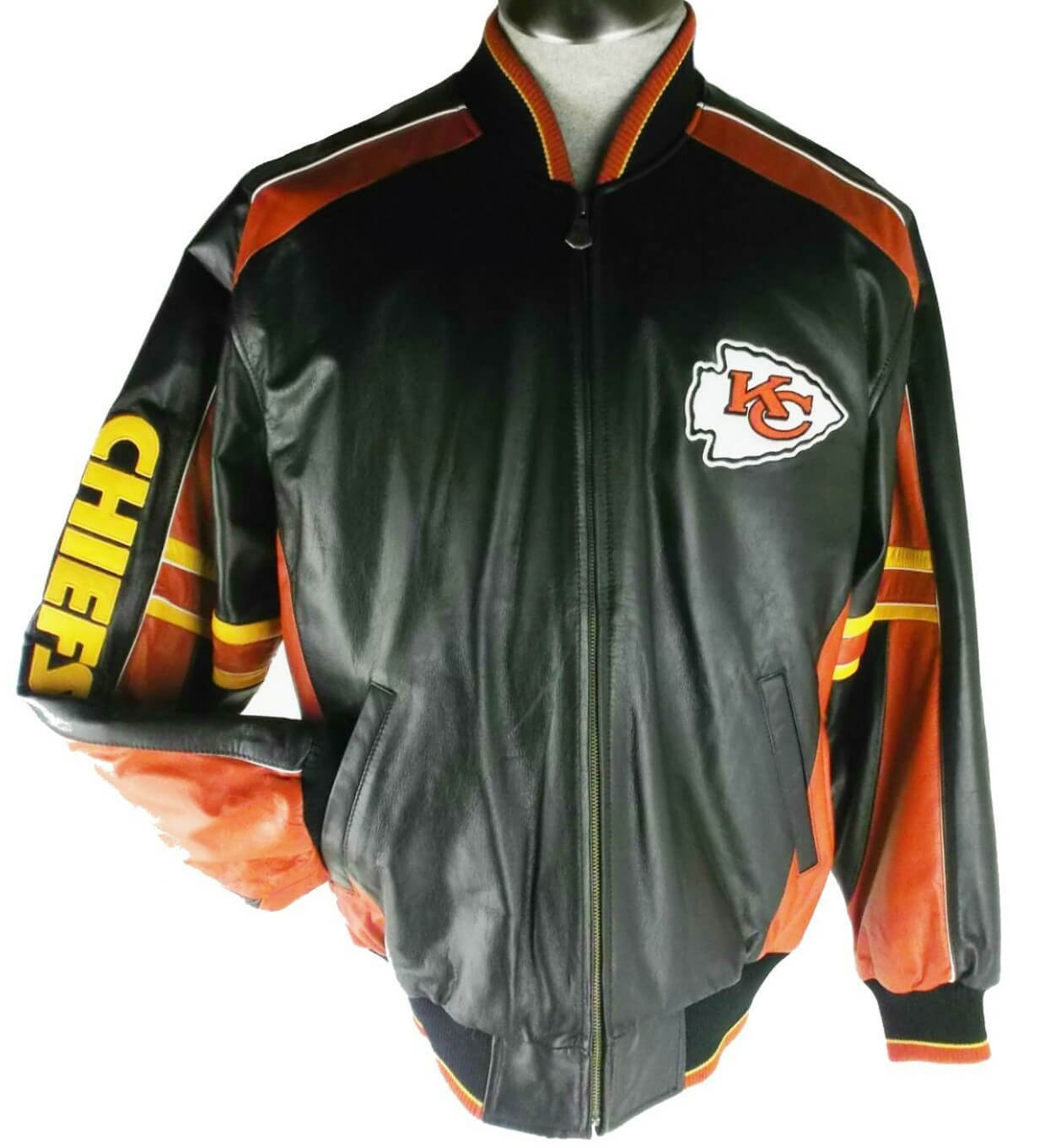 Kansas City Chiefs Leather Jacket Thermal Plush V05 - Tana Elegant