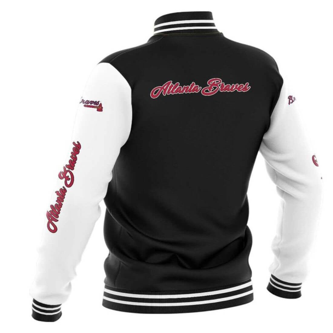 Maker of Jacket MLB Atlanta Braves Pink Baseball Varsity