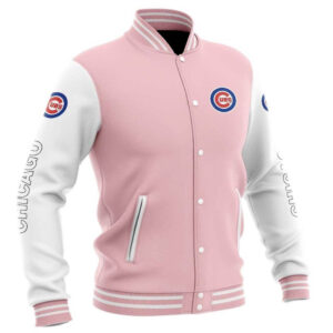 Maker of Jacket MLB Chicago Cubs 1954 Navy Blue Wool