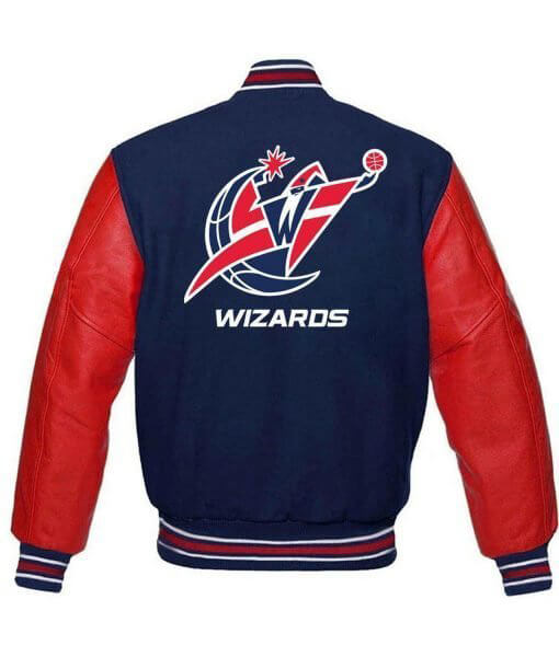 Navy Washington Wizards Varsity Jacket