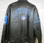 NFL Dallas Cowboys Black Leather Jacket