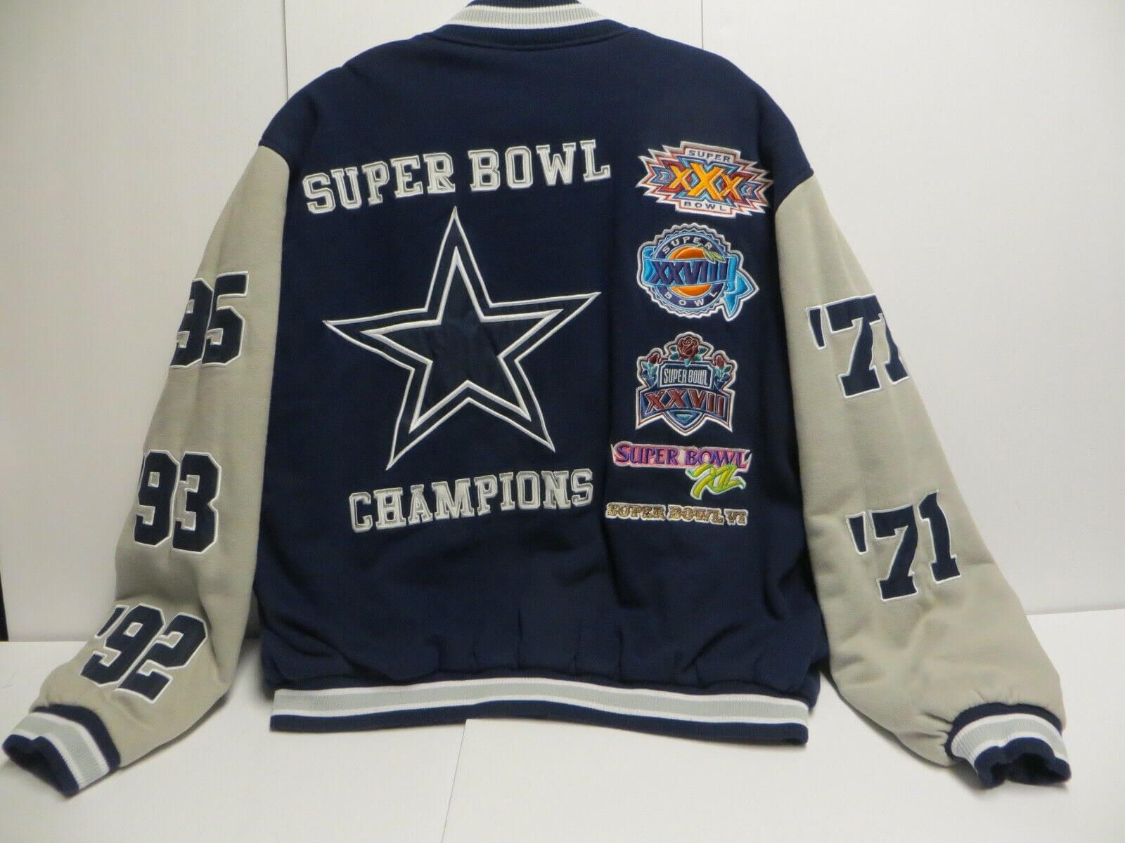 NFL Dallas Cowboys Super Bowl Champions Jacket - Maker of Jacket