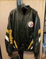 NFL Pittsburgh Steelers Carl Banks G-III Leather Jacket