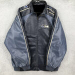 NFL Seattle Seahawks Black And Navy Leather Jacket