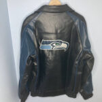 Maker of Jacket Fashion Jackets Vintage NFL Seattle Seahawks Football Leather