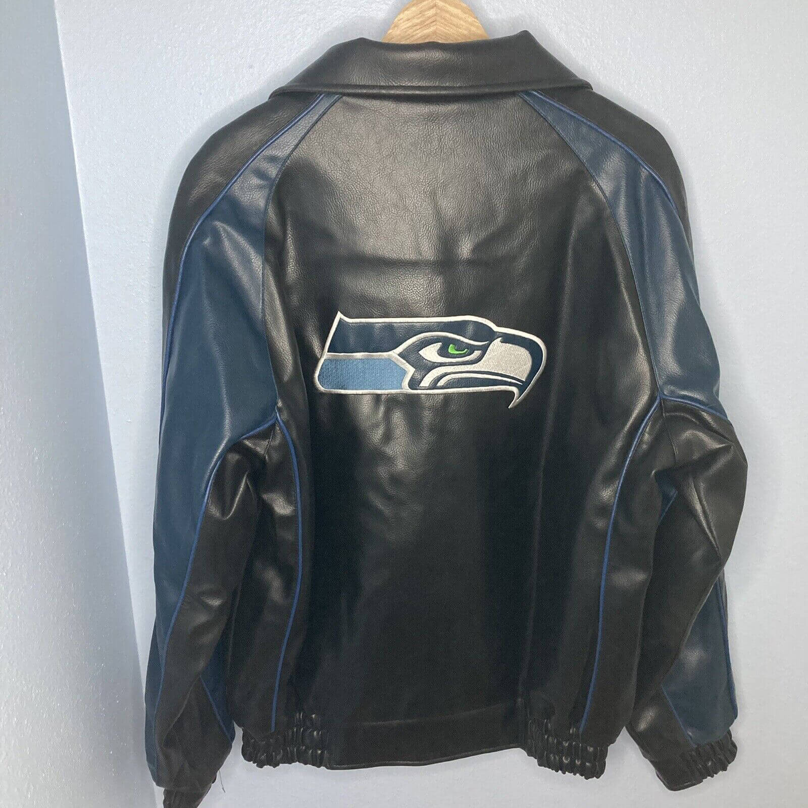 Maker of Jacket Fashion Jackets Vintage NFL Seattle Seahawks Leather