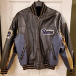 Maker of Jacket Fashion Jackets NFL Team St. Louis Rams Leather