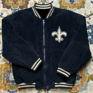 Men's Hand Painted Jacket Blazer Suit - New Orleans Saints Football Team Colors - Gold Sport Coat