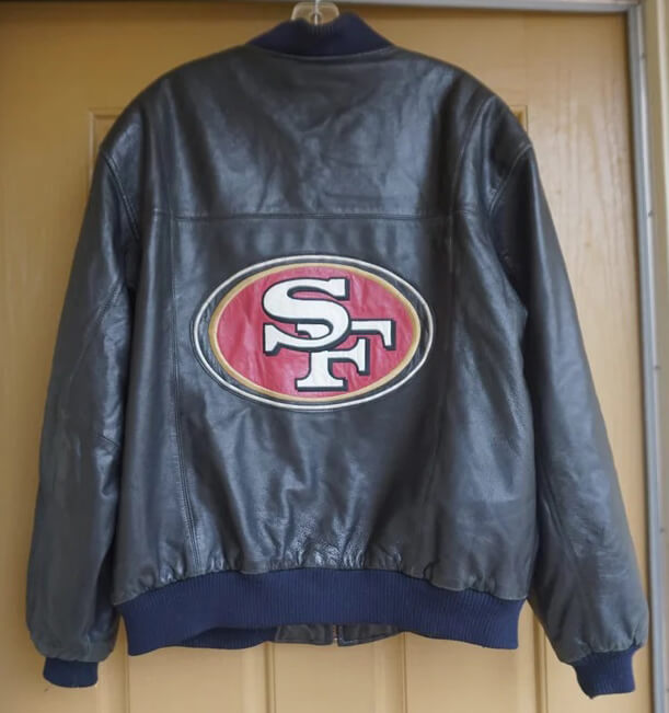 Maker of Jacket Fashion Jackets San Francisco 49ers Zip-Up Leather