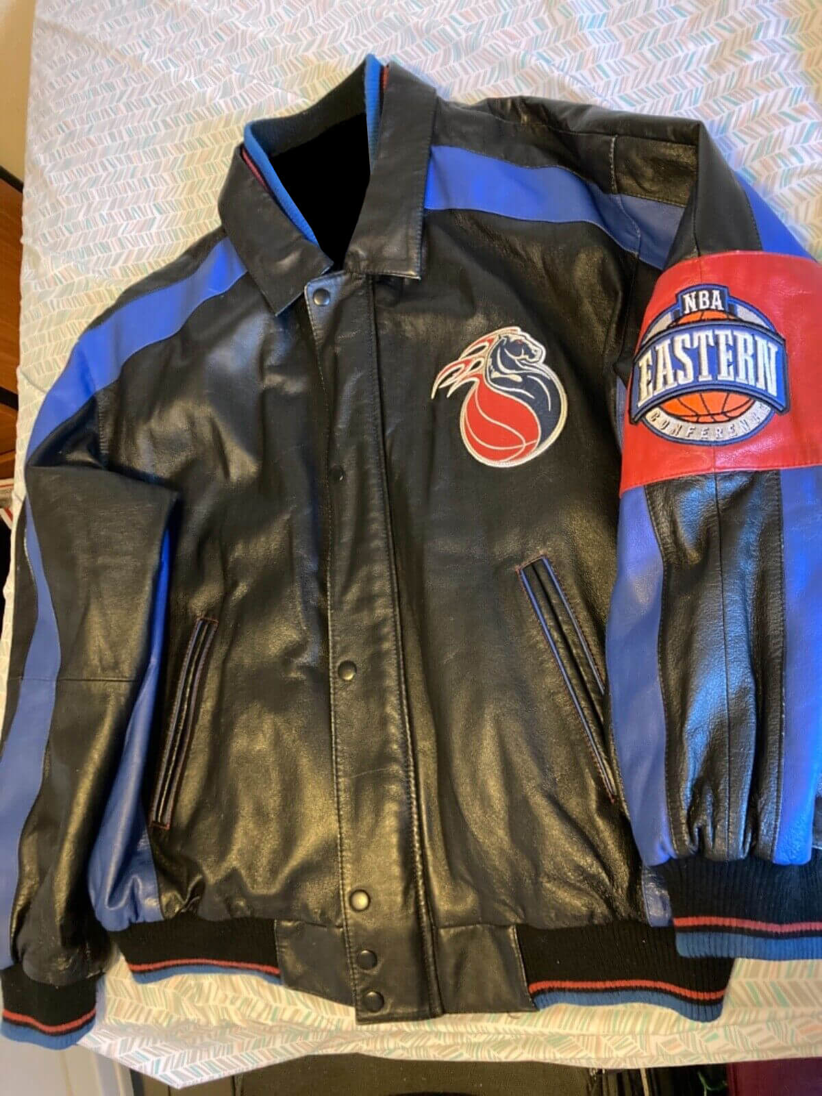 Vintage Jeff Hamilton Houston Rockets NBA Leather Satin Reversible Jacket -  Leather Movie Jackets, Hollywood Jackets, Cosplay Costume Jackets,