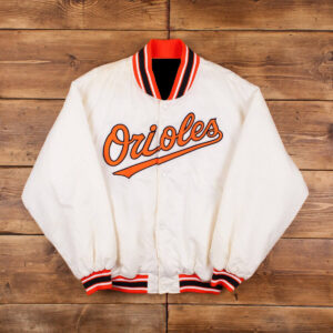 Baltimore Orioles Starter The Captain II Full-Zip Varsity Jacket - Black