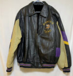 Vintage Minnesota Vikings NFL Team Leather Jacket