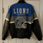 Vintage NFL Detroit Lions Leather Jacket
