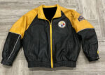 Vintage NFL Pittsburgh Steelers Pro Player Leather Jacket