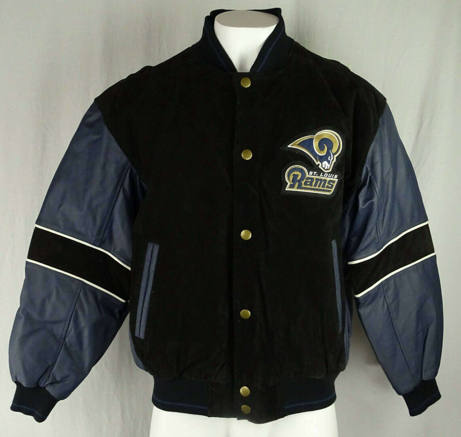 Authentic St. Louis Rams leather jacket.